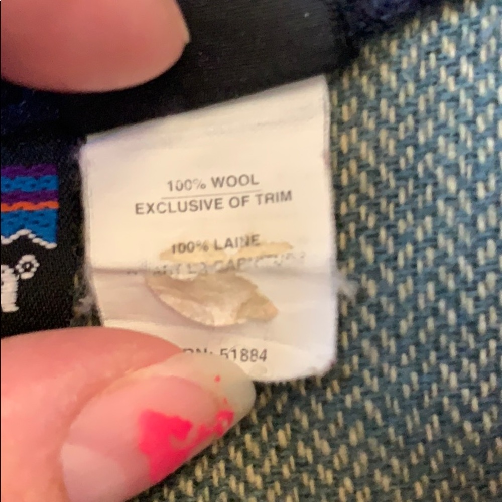 PATAGONIA Women’s 100% Wool Navy Jacket - Picture 11 of 16